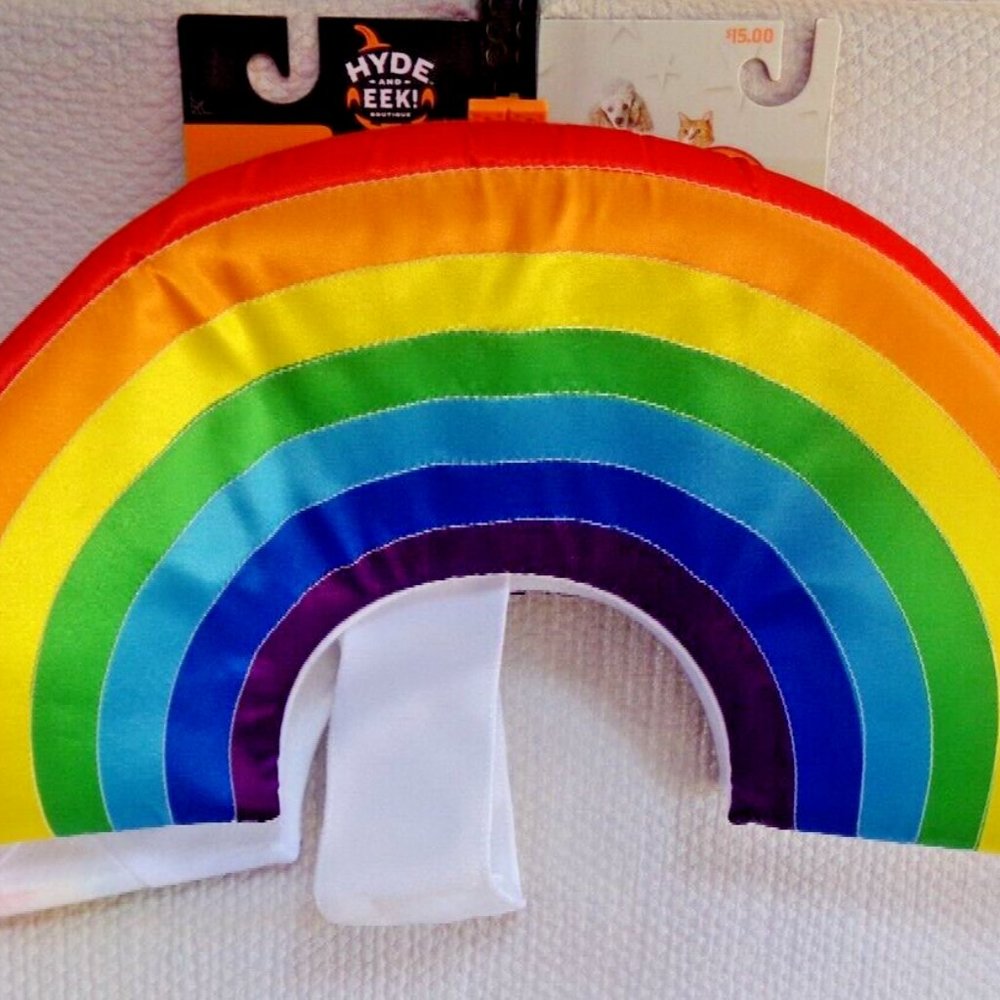 LED Rainbow pet costume